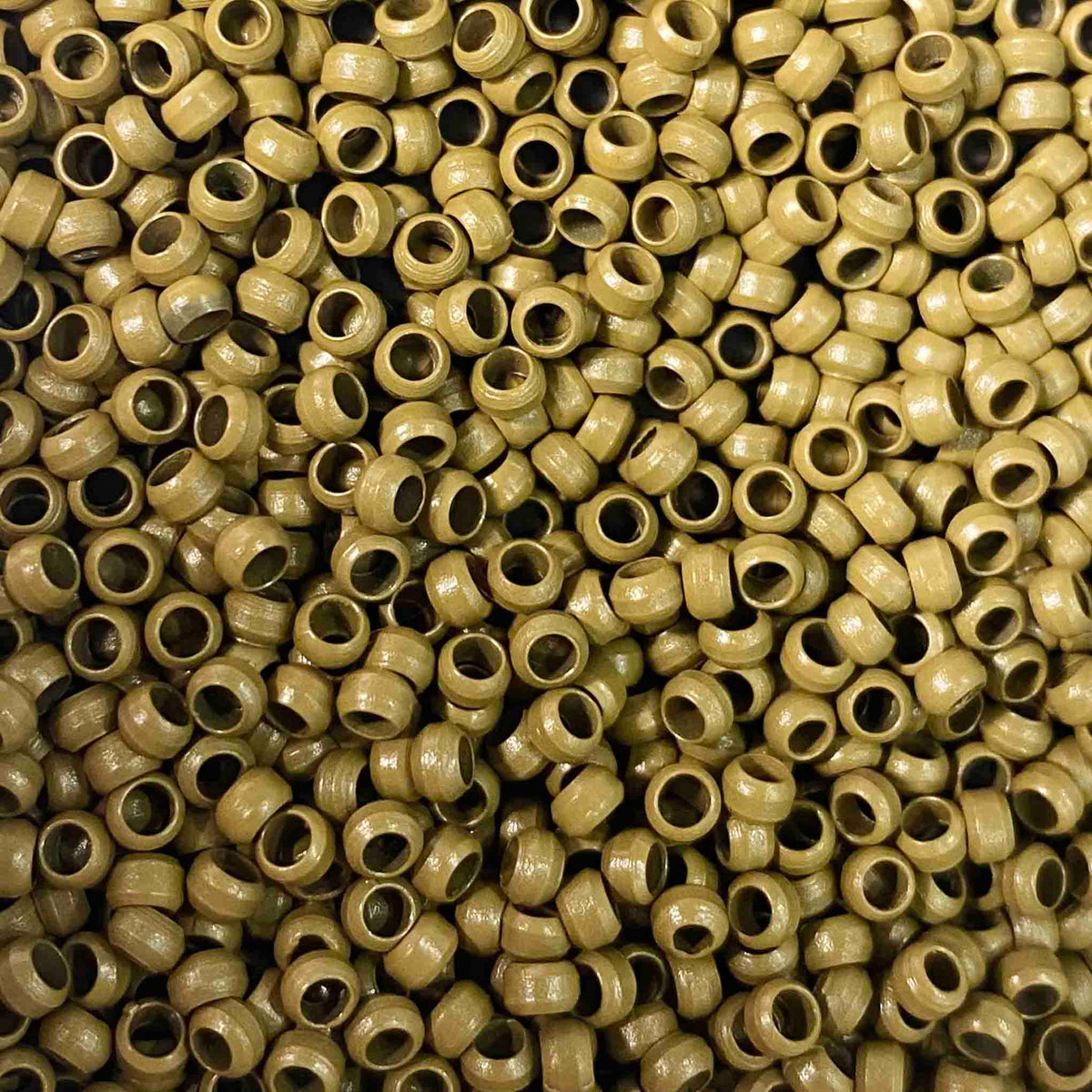 Dark blonde Nano bonds rings for use with nano tip hair extensions by Viola