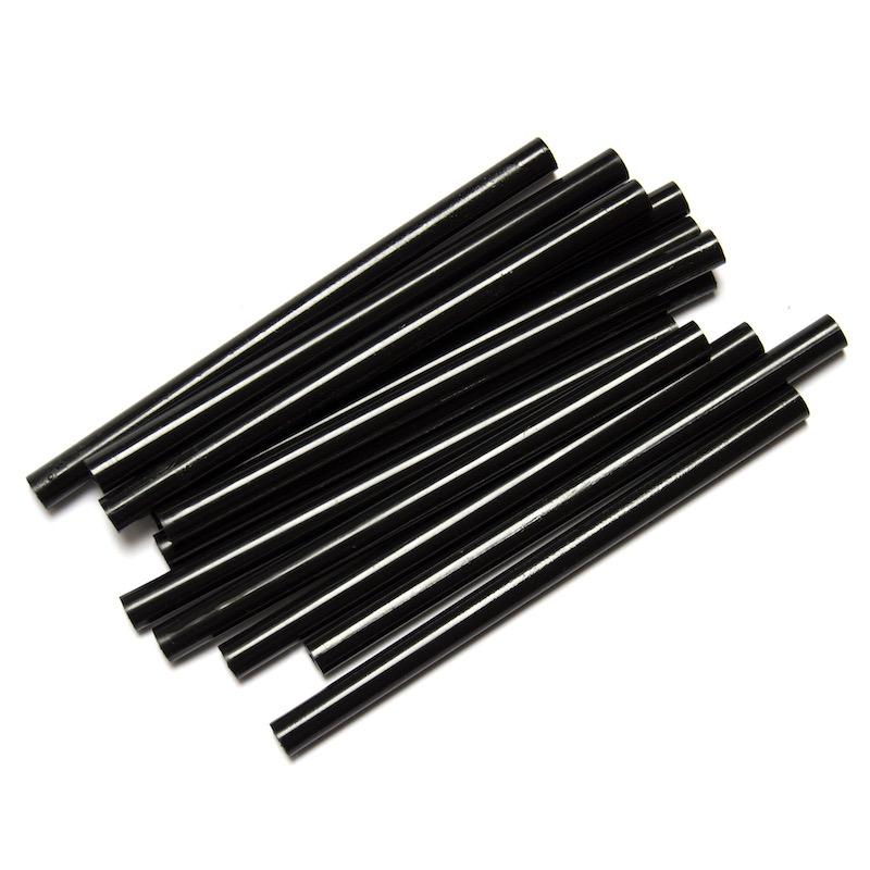 Large Black Keratin Glue Sticks for application & maintenance of I-tip and U-tip hair extensions