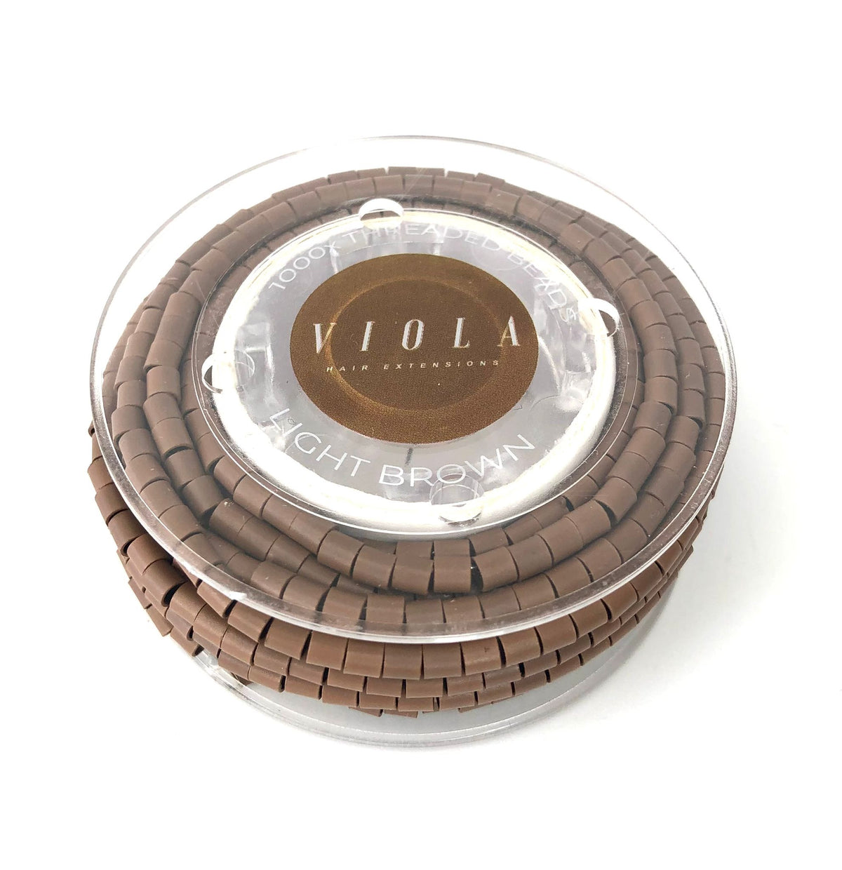 Medium light brown pre-loaded copper tubes by Viola