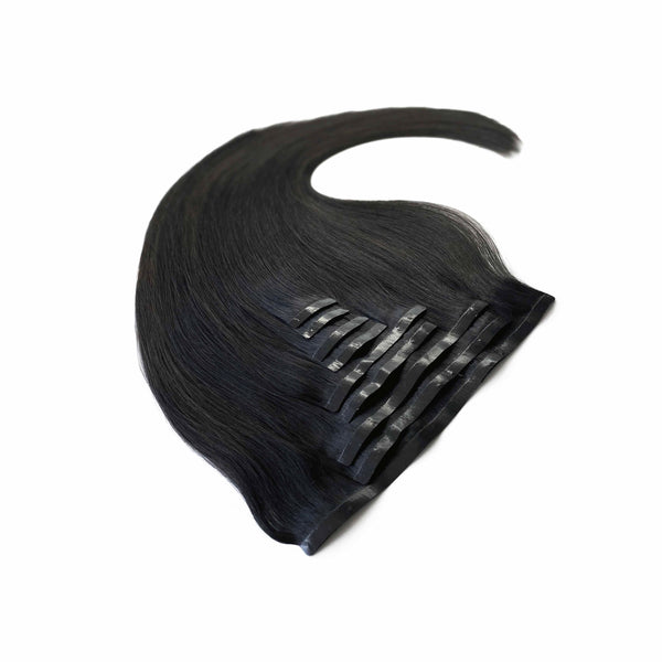 Medium Ash Blonde Seamless Clip in Hair Extensions Viola Hair Extensions