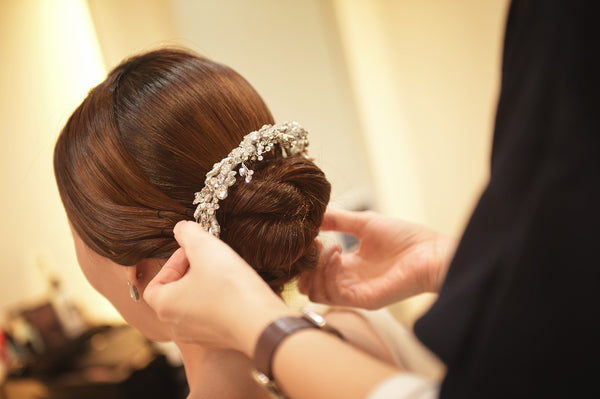 Modern Wedding Updos for Long Hair - Inspirations