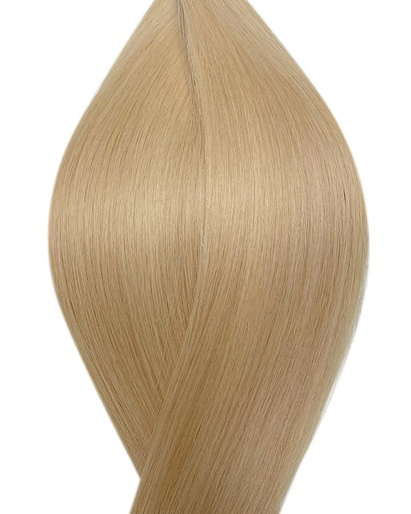 Human flat weft hair extensions UK available in #22