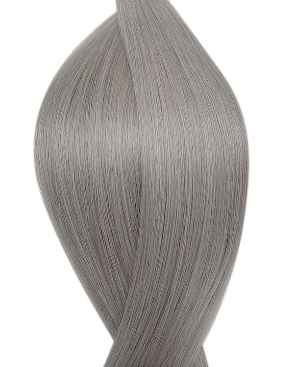 Human secret tape in hair extensions UK available in #66 silver fox