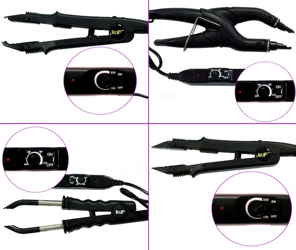 Heat Fusion Iron for use with all types of hair extensions