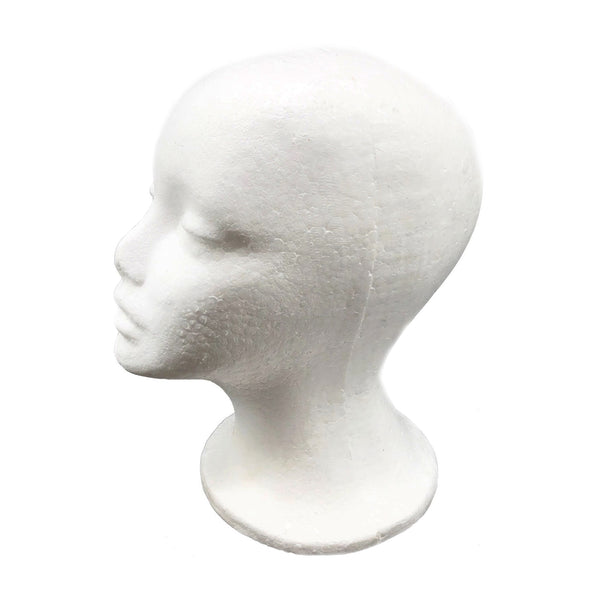 Polystyrene Head is perfect for storing and displaying wigs and hats