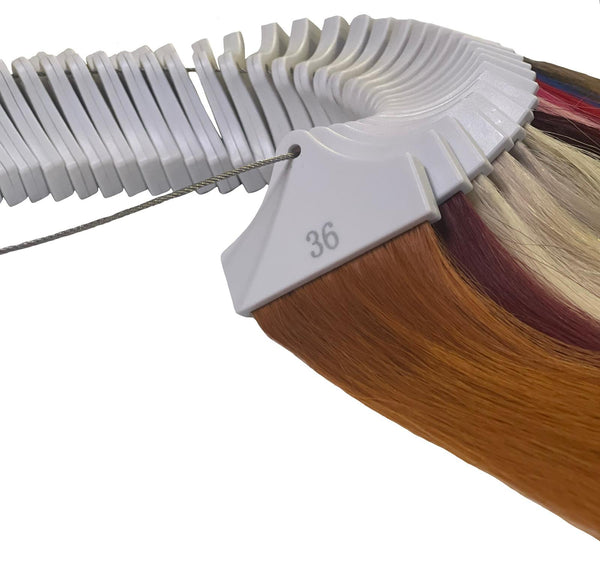 Viola hair extensions premium colour ring for colour matching