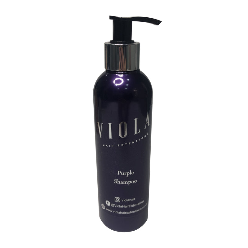 Purple shampoo for hair extensions by Viola