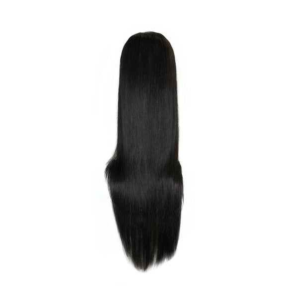 Viola hair extensions long dark brown wig
