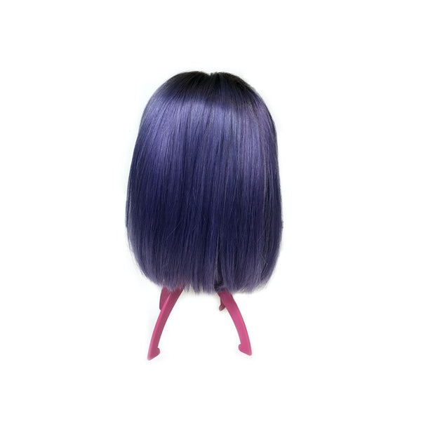 Viola hair extensions purple wig