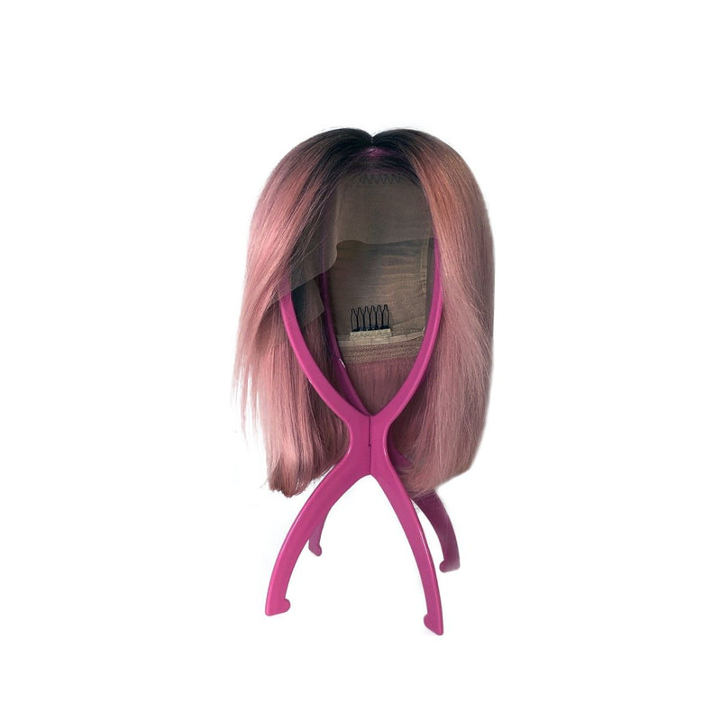 Pink wig by Viola