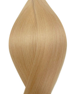 Human nano ring hair extensions UK available in #24 golden blonde summer sunrise