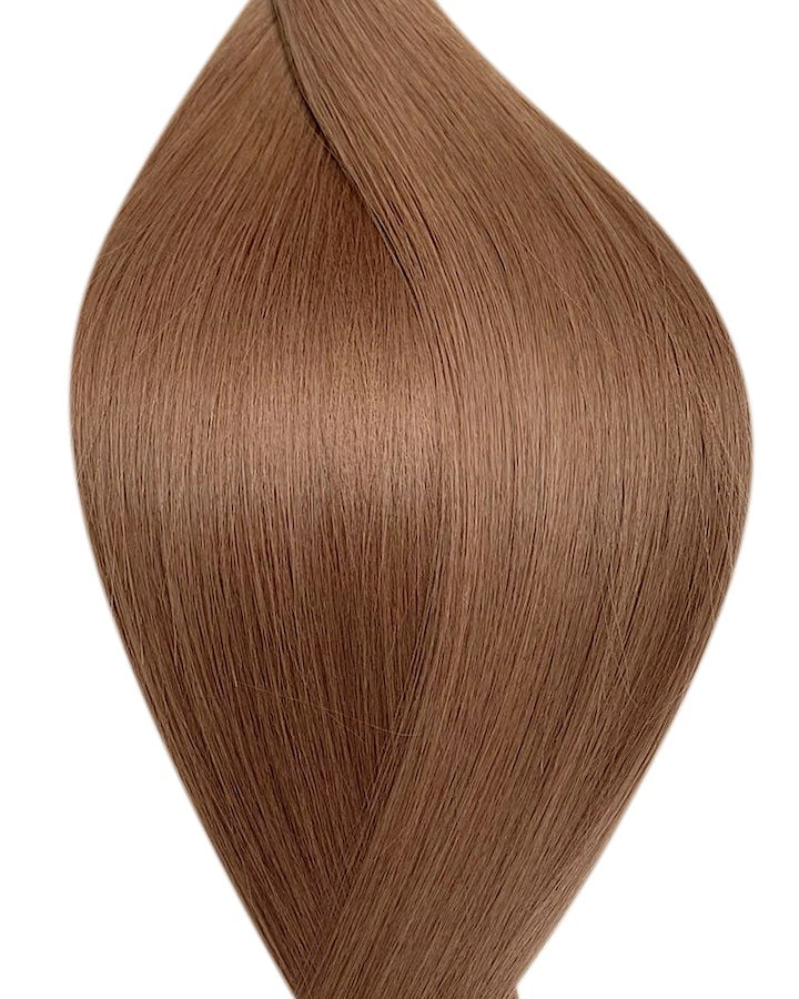 Human pre-bonded hair extensions UK available in #12 Honey Blonde