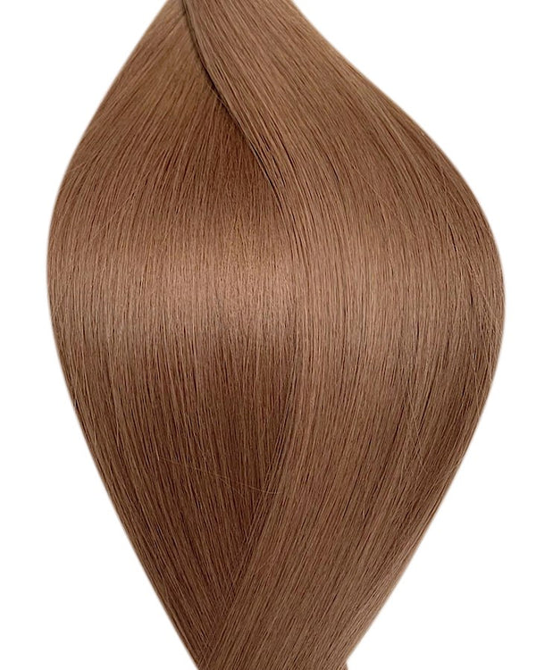 Human nano ring hair extensions UK available in #12 honey blonde
