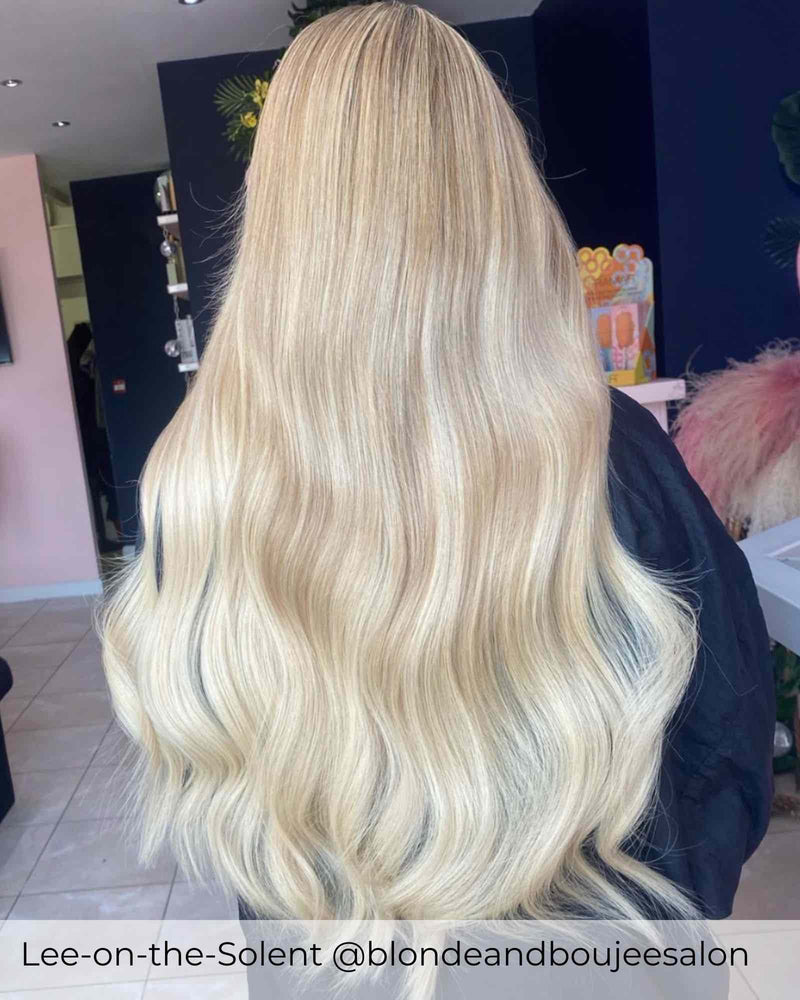 Root Stretch Extensions Root Stretch Chai Frappe Nano Ring Hair Extensions – Viola Hair Extensions