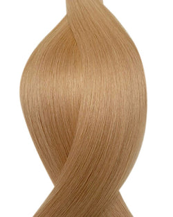 Human pre-bonded hair extensions UK available in #17 light natural blonde sunrise blonde