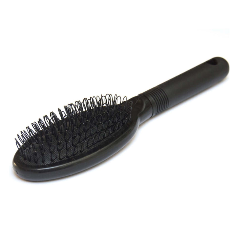 Black loop brush for hair extensions by Viola