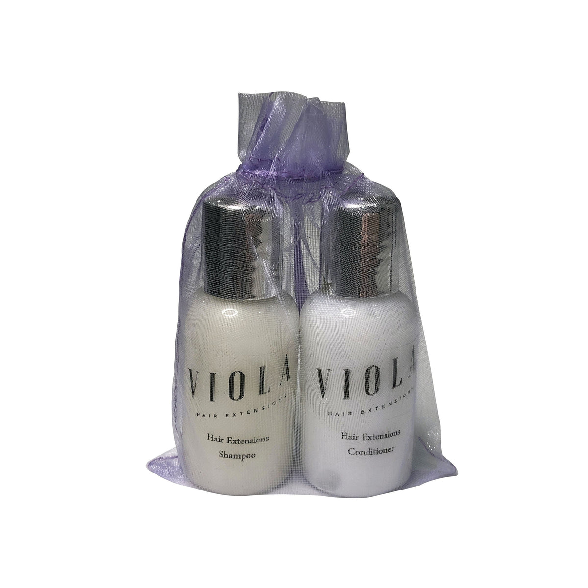 Mini hair extensions gift set shampoo and conditioner