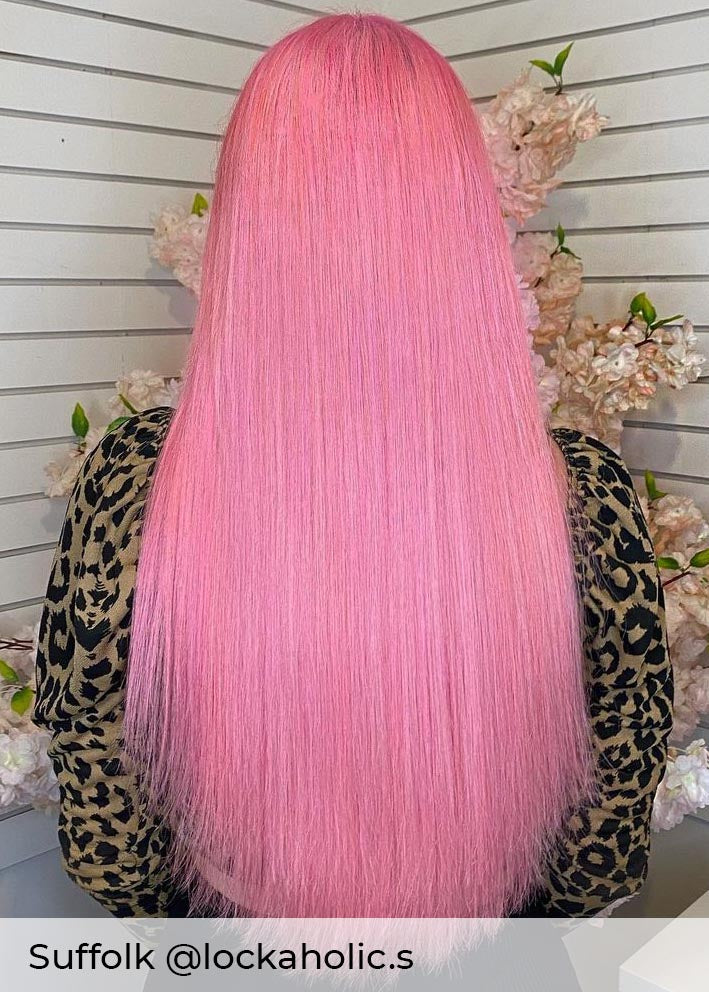 Pink Nano Ring Hair Extensions Viola Hair Extensions