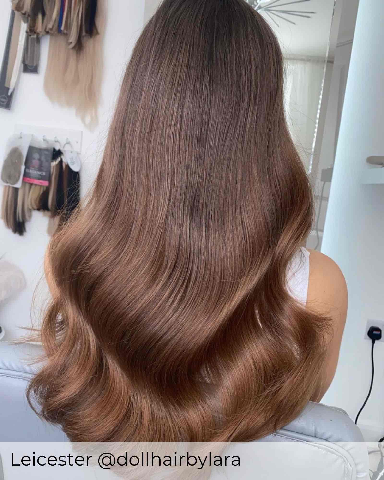 Root Stretch Extensions Root Stretch Spiced Latte Nano Ring Hair Extensions – Viola Hair Extensions