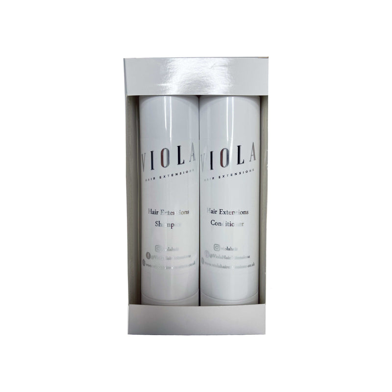 Set of shampoo and conditioner for hair extensions by Viola