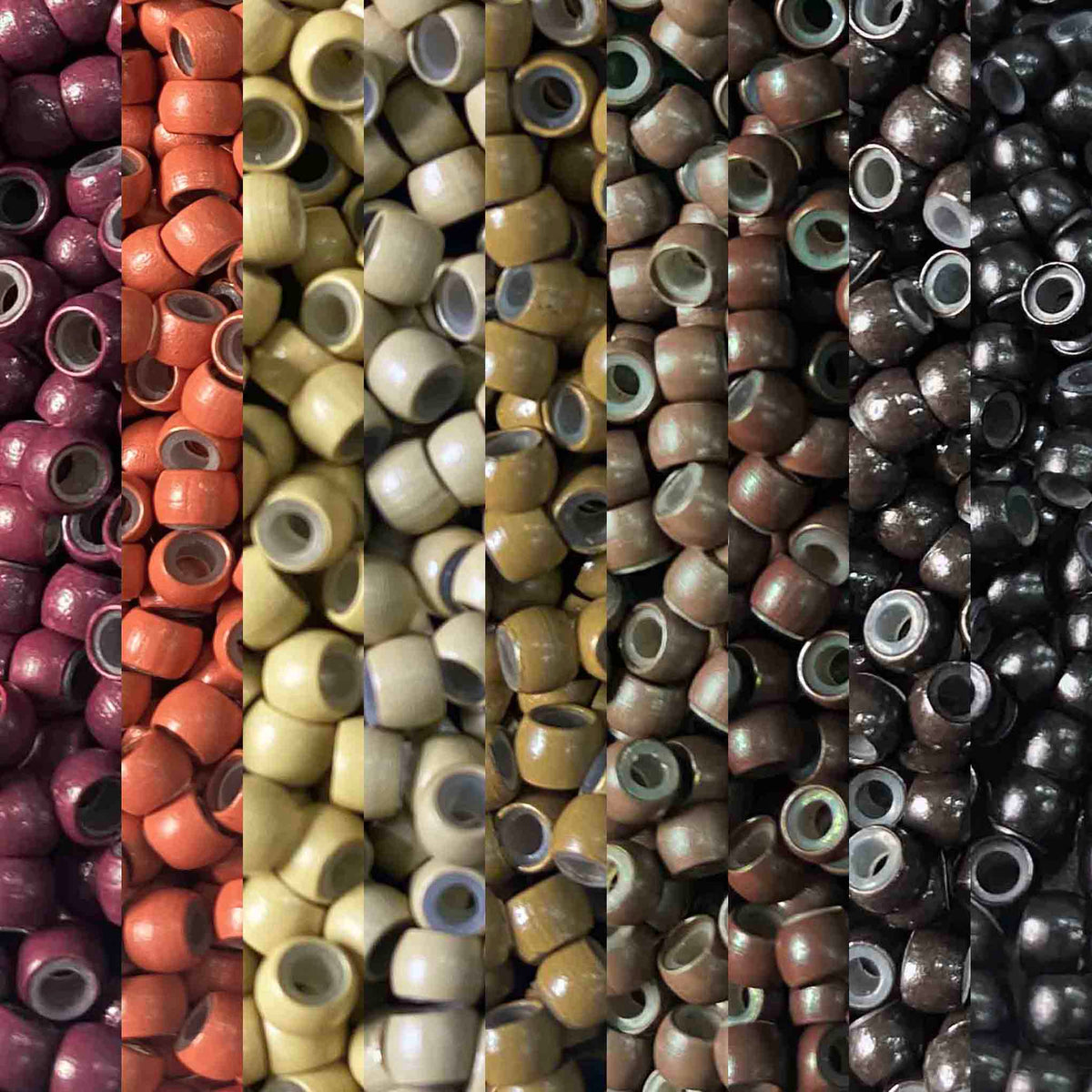 Silicone lined nano rings for hair extensions by Viola