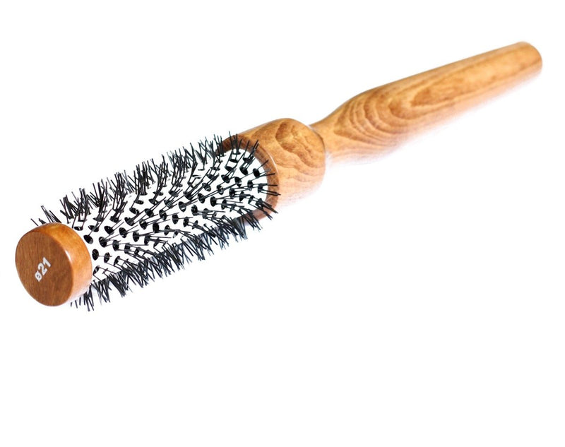 Small ceramic round brush 21 cm for hair extensions by Viola
