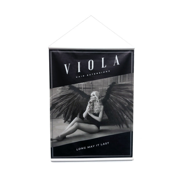 Viola hair extensions canvas wall poster