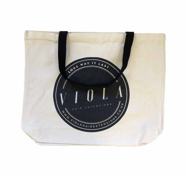 Viola hair extensions tote bag