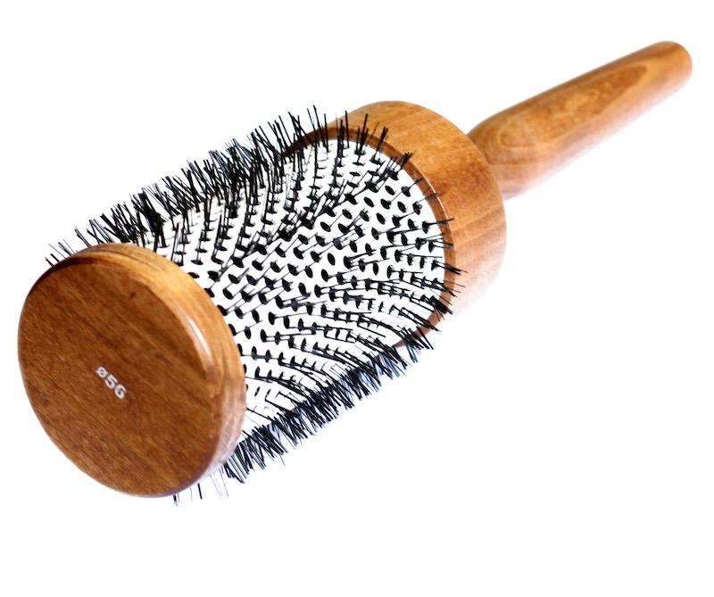 Extra large ceramic round brush 56 cm for hair extensions by Viola